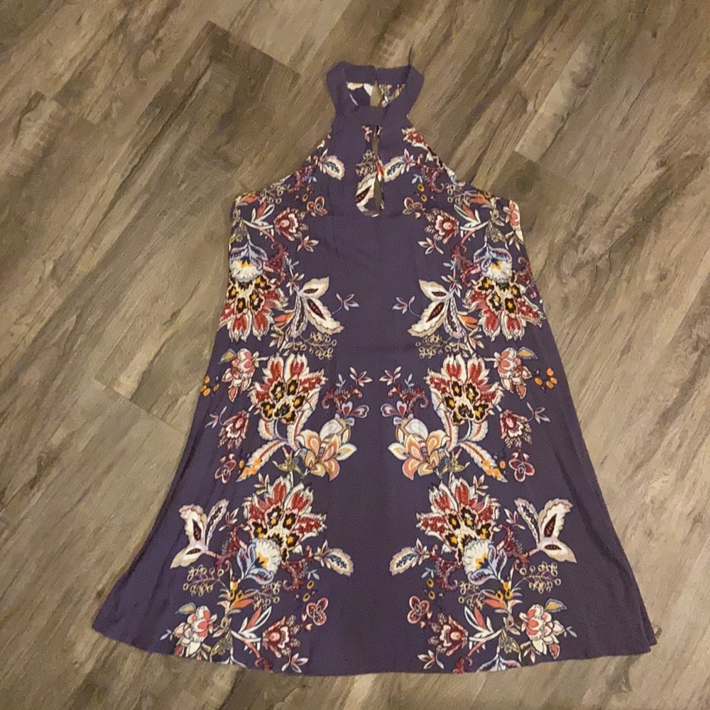 Francesca’s Purple Floral Dress